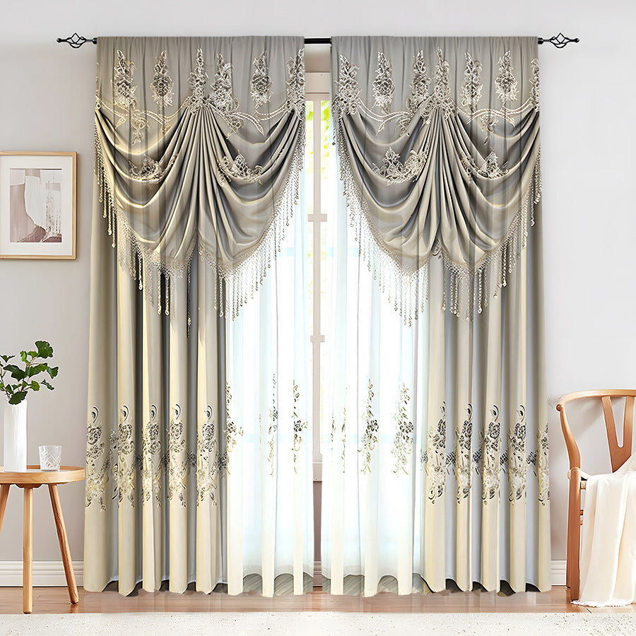 Creative Home European Flower Character Curtains