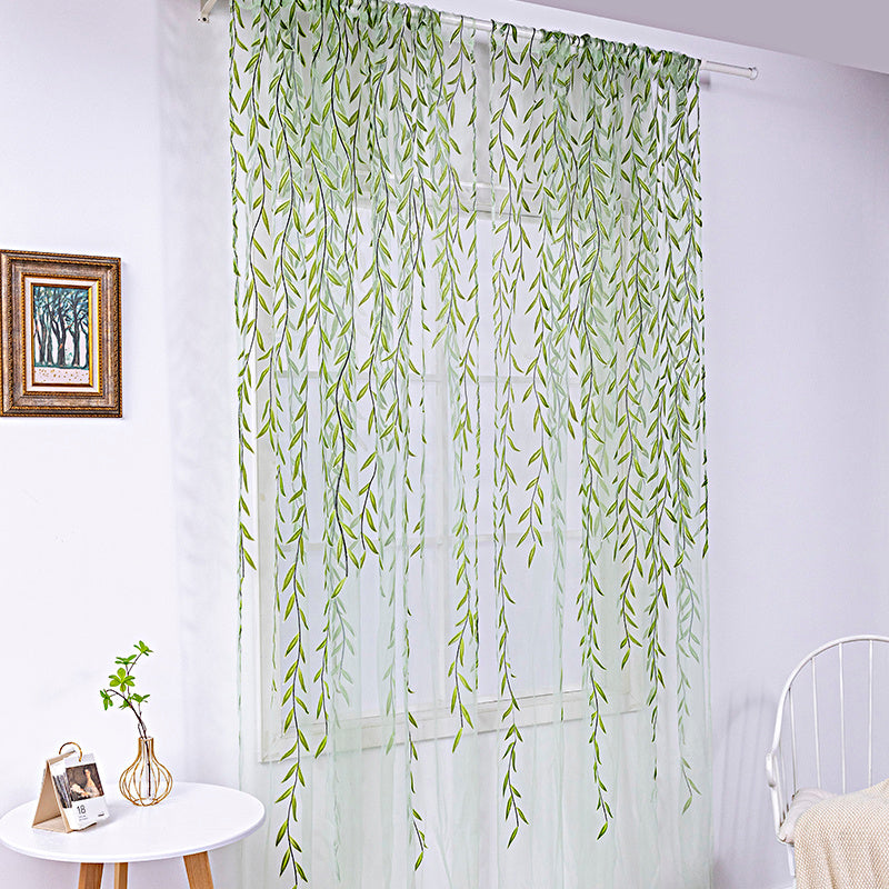 Willow Wicker Offset Printing Curtains