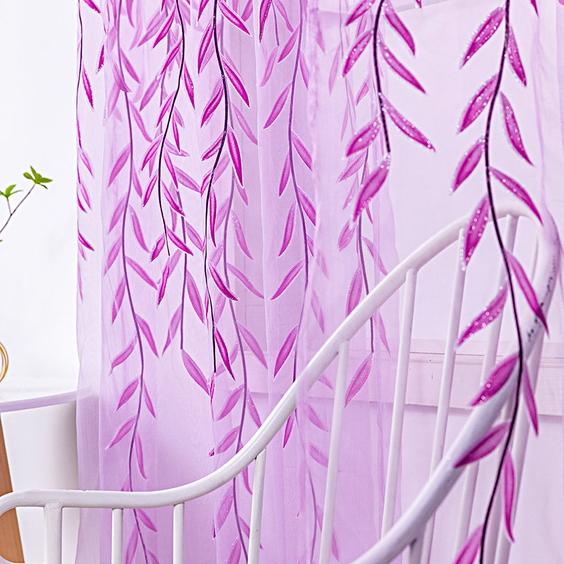 Willow Wicker Offset Printing Curtains