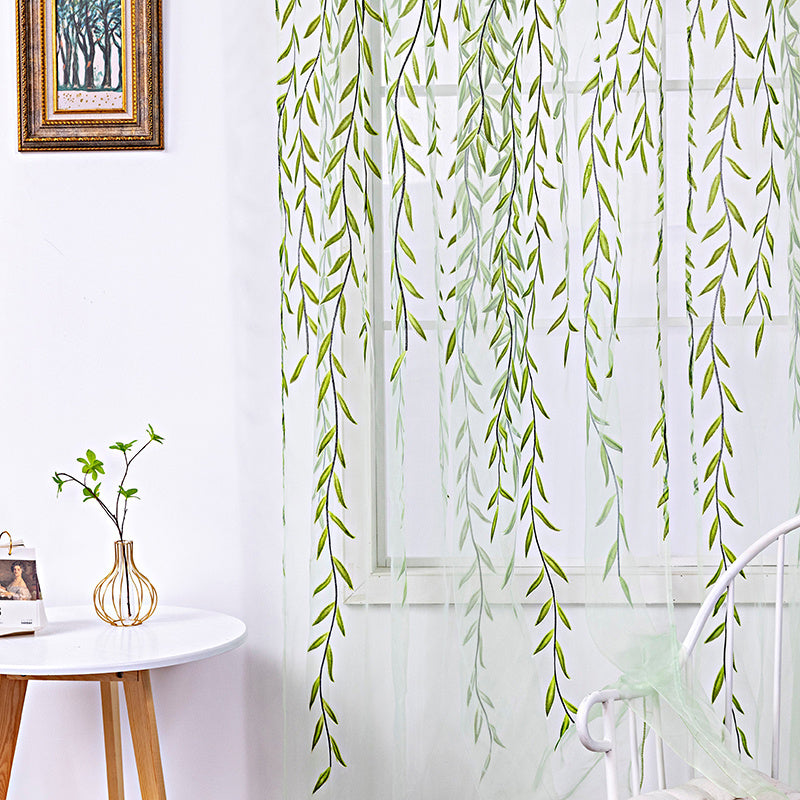 Willow Wicker Offset Printing Curtains